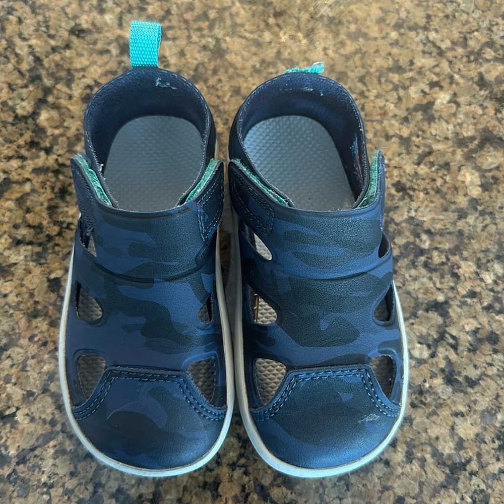 Ten little sandals blue size 7.5